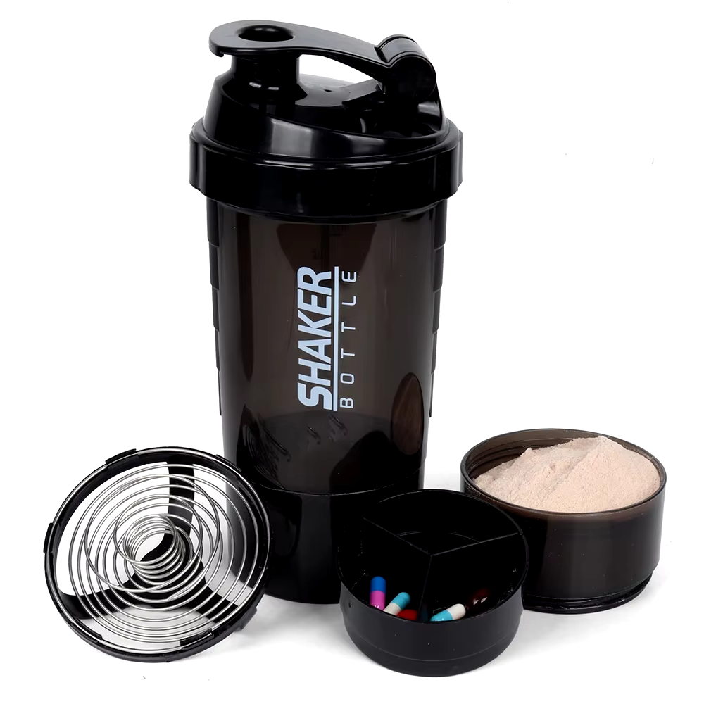 3-Layer Multipurpose Shaker Bottle