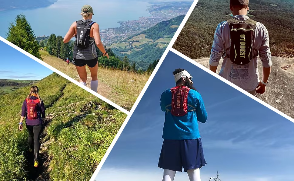 Running Backpack 5L Ultra Lightweight Hydration Vest - Breathable Functional Pack for Running, Cycling, Hiking, Marathons