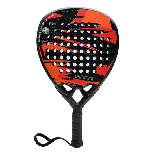 IANONI Padel Racket Carbon Fiber Surface with EVA Memory Flex Foam Core Padel Tennis Racquets Lightweight