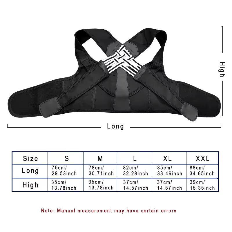 Posture Corrector - Enhance your posture, Comfortable Back Support for Hunchback Prevention & Better Posture