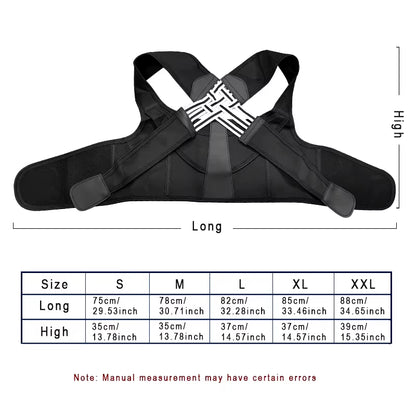 Posture Corrector - Enhance your posture, Comfortable Back Support for Hunchback Prevention & Better Posture